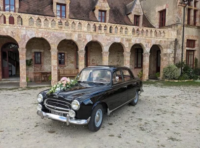voiture mariage à Domérat près de Montluçon dans l'Allier 03